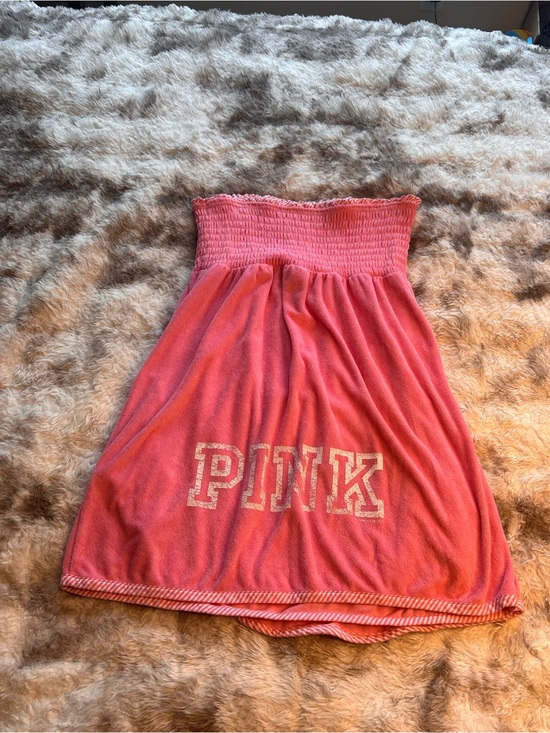 PINK Victoria's Secret Dresses & Skirts - Rare Vintage Y2K PINK Victoria's Secret Bubblegum Pink Strapless Tube Top